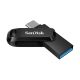 3. USB-Stick SanDisk Ultra Dual GO SDDDC3-032G-G46 (32 GB; USB 3.0, USB-C; schwarz)