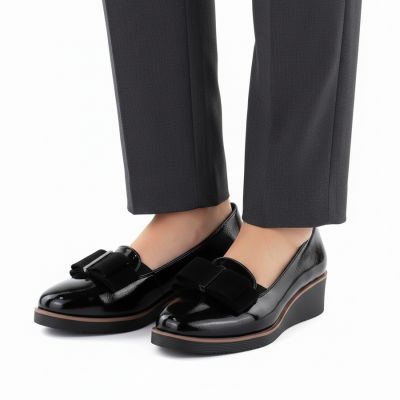 5. Damen-Lacklederschuhe mit hohem Absatz, schwarz, Vinceza 58630