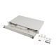 LANBERG 24xSC Duplex / 24xLC Quad-Rack Glasfaser-Patchpanel 19" 1HE grau + Zubehör
