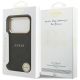 8. Guess Peony Hot Stamp MagSafe Case für iPhone 17 Pro - Schwarz