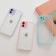 3. Milky Case Flexible, durchscheinende Silikonhülle für Samsung Galaxy A72 4G Pink