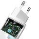 8. Baseus GaN2 Lite Fast 65W USB / USB Type C Quick Charge 3.0 Power Delivery (Galliumnitrid) weiß (CCGAN2L-B02)
