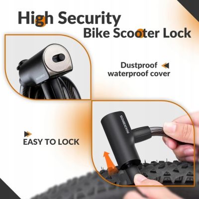 2. Rockbros Fahrradschloss 32120001002 (115 cm)