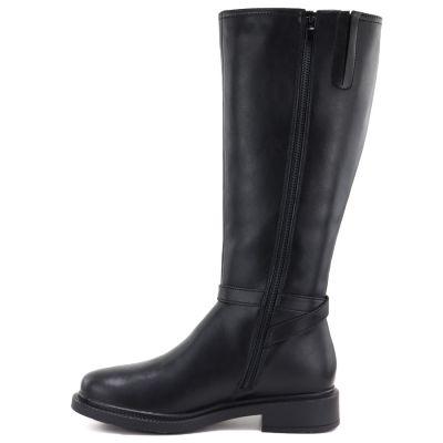 3. Sergio Leone KZ-32-S schwarze Leder-Damenstiefel