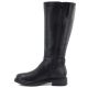 3. Sergio Leone KZ-32-S schwarze Leder-Damenstiefel
