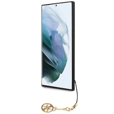 5. Guess 4G Charms Collection Hülle für Samsung Galaxy S24 Ultra – schwarz