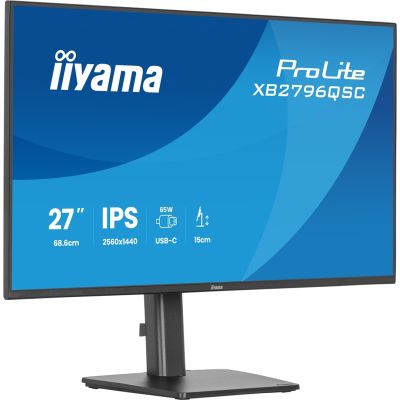 17. iiyama ProLite XB2796QSC-B1 Computermonitor 68,6 cm (27") 2560 x 1440 px Quad HD LED Schwarz
