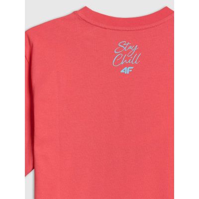 7. Herren-T-Shirt mit Aufdruck, regulär, Größe 4F 4FRSS26TTSHM4305-63S