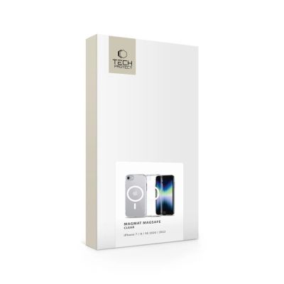 2. Tech-Protect MagMat MagSafe Hülle für iPhone 7 / 8 / SE 2020 / 2022 – transparent