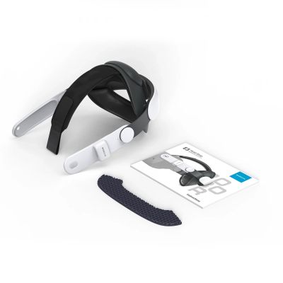 6. BoboVR E3 Kopfband für Meta Quest 3 und 3S – Weiß und Schwarz