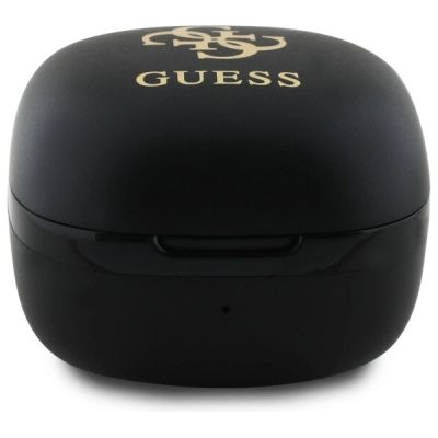 3. Guess Bluetooth-Kopfhörer GUTWSJ144ESK TWS + Dockingstation schwarz/schwarz schillerndes 4G-gedrucktes Logo
