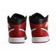 8. Air Jordan 1 Mid Herren-Basketballschuh Schwarz/Gym Red/Weiß - DQ8426-061
