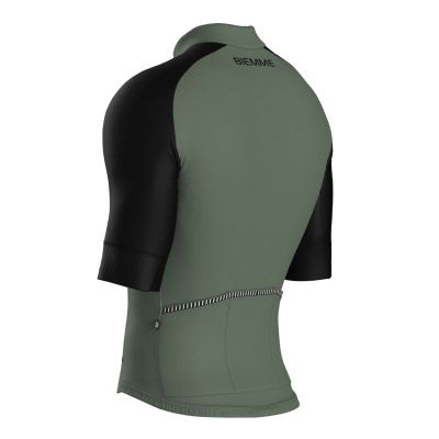 2. Biemme HILL grünes und schwarzes T-Shirt Größe M