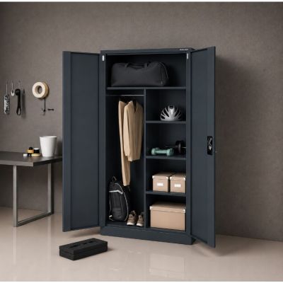 7. Iron Mate SATURN Metall-Werkzeugschrank 185x90x45 Anthrazit RAL7016