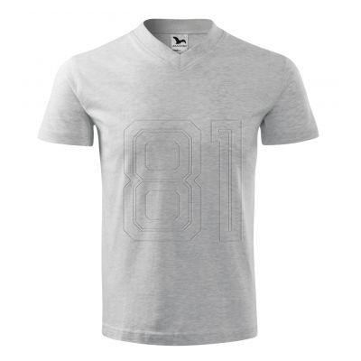 4. Adler V-Ausschnitt U T-Shirt MLI-10203