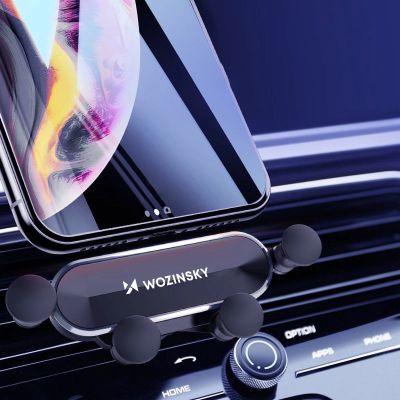 20. Wozinsky Schwerkraft-Autotelefonhalter für Lüftungsschlitze schwarz (WCH-05)