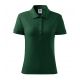 2. Damen-Poloshirt aus Baumwolle (Dunkelgrün)
