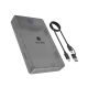 ICY BOX Spade Base 388 HDD/SSD Gehäuse Schwarz, Transparent 2,5/3,5"