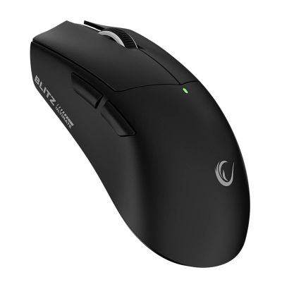 5. RAMPAGE BLITZ ULTIMATE optische kabellose Maus 8K 30000 DPI PAW3950 TRI-MODE BLACK