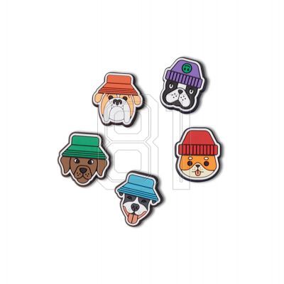 3. Crocs Jibbitz™ Hunde in Hüten 5er-Pack Pins 10012184