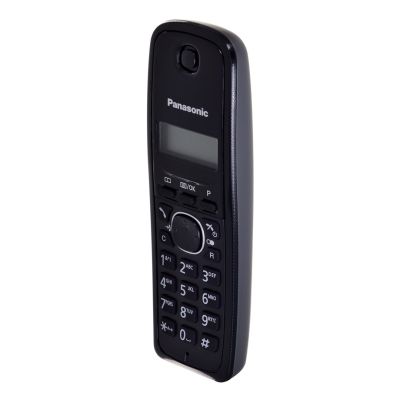 9. Panasonic KX-TG 1611 PDH Schwarzes Schnurlostelefon