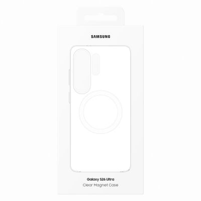 6. Transparente Samsung Magnet Case für Samsung Galaxy S26 Ultra, kompatibel mit MagSafe – transparent