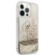 4. Guess 4G Big Liquid Glitter Case für iPhone 13 Pro Max 6,7" - Gold