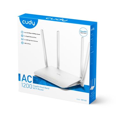 5. CUDY WR1300 LAN Gigabit AC1200 Dualband-WLAN-Mesh-Router