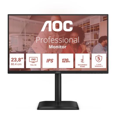 2. AOC 24E4U Computermonitor 60,5 cm (23,8") 1920 x 1080 px Full HD LED Schwarz