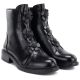 8. Damen-Ankle-Boots mit Zierblumen, gefüttert, schwarz, Potocki SZ12852