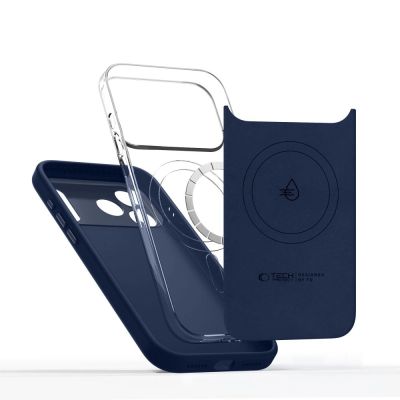 4. Tech-Protect Uniq MagSafe Hülle für iPhone 17 Pro – Marineblau