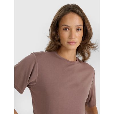 3. Oversize-T-Shirt für Damen aus Modal 4F 4FRAW25TTSHF3408-82S