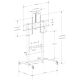 2. TECHLY MOBILER TV-STÄNDER 52-110" 120KG STUFIGE VERSTELLBAR