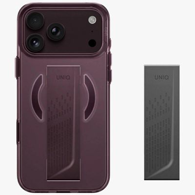2. Uniq Heldro Air Magclick Ladehülle für iPhone 18 Pro Max / 17 Pro Max – bordeauxrot