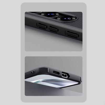 15. Nillkin Super Frosted Shield Pro Magnetische Hülle für Samsung S25+ mit MagSafe – Schwarz