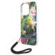 5. Guess GUOHCP14LHFLSB iPhone 14 Pro 6.1 "blau / blauer Hardcase Flower Strap