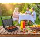 13. ELDOM KONTAKTGRILL GK110 800W SCHWARZ UND SILBER