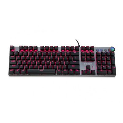 44. IBOX AURORA K-4 RGB IKGMK4 Mechanische Tastatur (USB; (US); Schwarz)