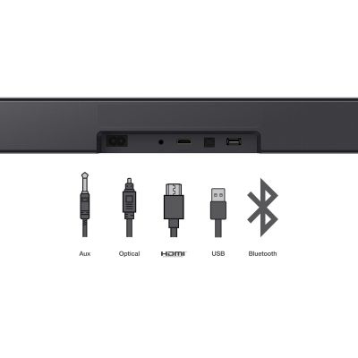 14. TCL S45HE Soundbar, 2.0 Kanäle, 100 W, Bluetooth, Dolby Atmos 5.2, Titanium