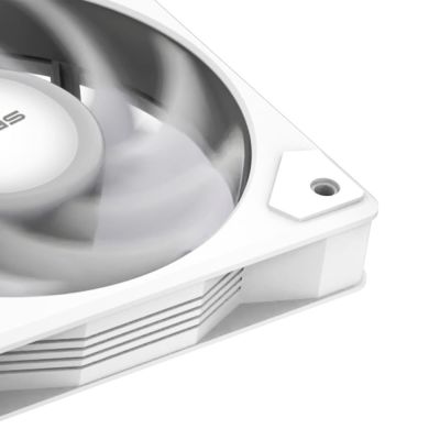 4. Akasa VEGAS A24 Computergehäuse, Prozessorlüfter 12 cm Weiß 1 Stück.