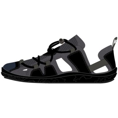 Reima Barfußsandalen Valoa Kinderschuhe schwarz (5400157C-9990)