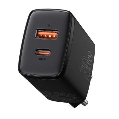 BASEUS USB-Wandladegerät, USB-C (SCHWARZ)