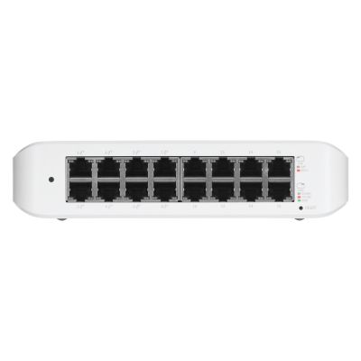 6. Ubiquiti UniFi Lite 16 PoE 16p PoE (PoE+: 8;) Managed Gigabit Switch (USW-Lite-16-PoE-EU)
