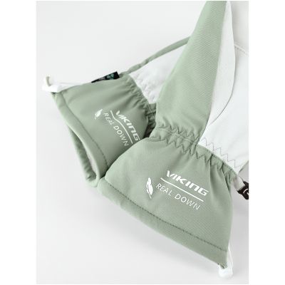 Damen-Skihandschuhe VIKING Ogama, Daunenfäustlinge, mint