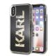 Karl Lagerfeld Karl Logo Glitter iPhone X/Xs Hülle - Schwarz