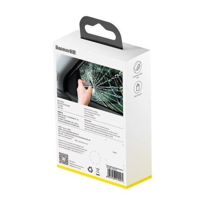 20. Baseus 2 in 1 Auto Sicherheit Fenster Hammer + Sicherheitsgurt Messer grau (CRSFH-0G)