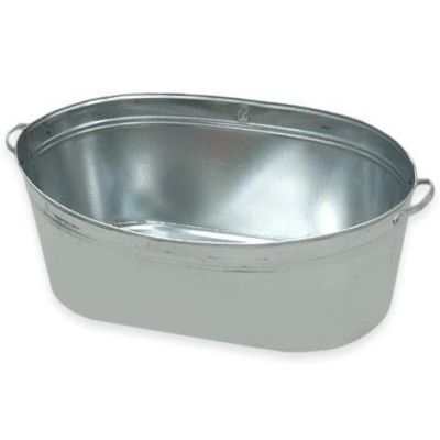 Verzinkte Wanne 100 l 78 x 65 x 32 cm
