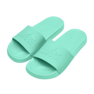 5. Kubota Basic Plain Pool Flip-Flops Mint K25SS-101-004-27-1