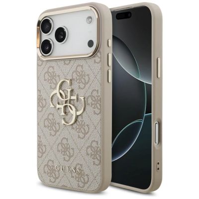 Guess 4G Big 4G Classic Logo Hülle für iPhone 17 Pro Max / 18 Pro Max - Roségold