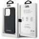 8. Karl Lagerfeld FW Metal Plate MagSafe iPhone 15 Pro Hülle - Schwarz